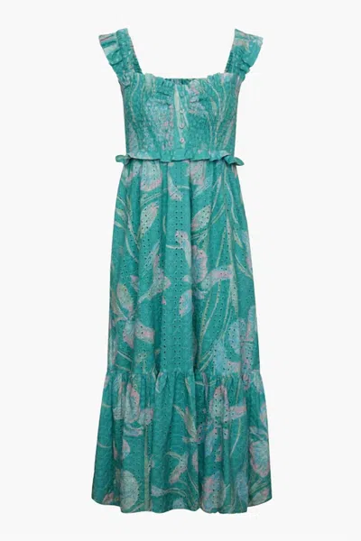 Caballero Women's Nyx Dress In Green Ink And Bloom