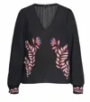 Caballero Women's Ruby Top In Dark Orchard In Multi
