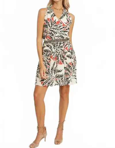 Caballero Zoie Mini Dress In Camo Canopy In Multi