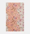 Cabana Asli Printed Linen Tablecloth In Pink