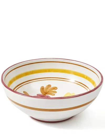 Cabana Blossom Floral-print Bowl In White