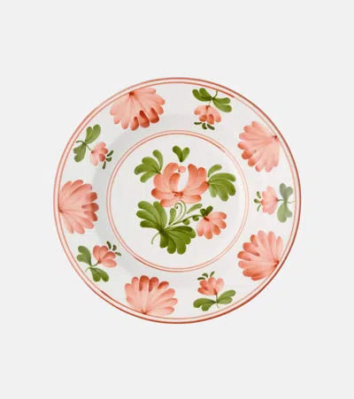 Cabana Blossom Set Of 4 Ceramic Soup Plates