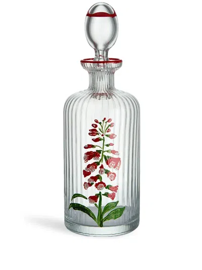 Cabana Hand Painted Bottle In White