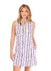 Cabana Life 1/4 Zip Sleeveless Sport Dress In San Sebastian