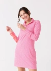 Cabana Life 1/4 Zip Sport Dress In Amelia Island