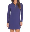 Cabana Life 1/4 Zip Sport Dress In Blue