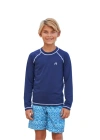 Cabana Life Babies'  Boys Long Sleeve Cabana Rashguard In Blue
