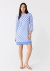 Cabana Life Cabana Shift Dress In Blue