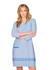 Cabana Life Cabana Shift Dress In Game Day Blue