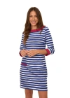 Cabana Life Cabana Shift Dress In Tahoe Stripe
