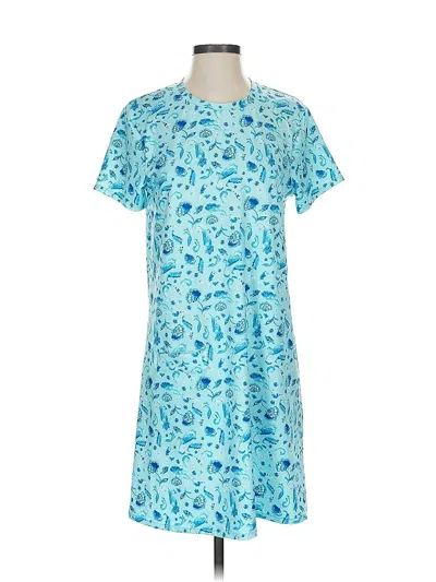 Pre-owned Cabana Life Casual Dress In Blue