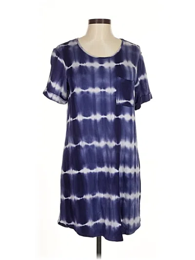 Pre-owned Cabana Life Casual Dress In Blue