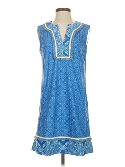 Pre-owned Cabana Life Casual Dress In Blue