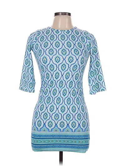 Pre-owned Cabana Life Casual Dress In Blue