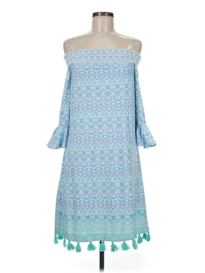Pre-owned Cabana Life Casual Dress In Blue