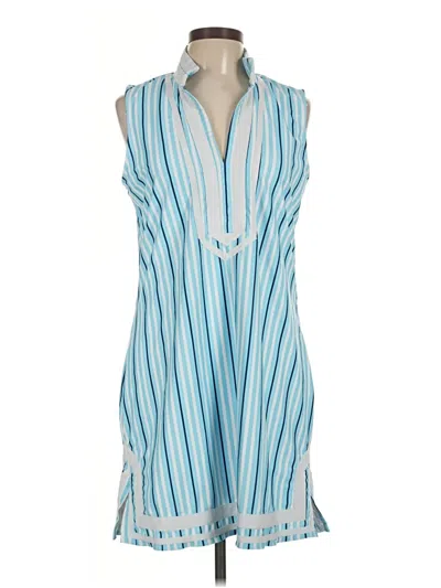 Pre-owned Cabana Life Casual Dress In Blue
