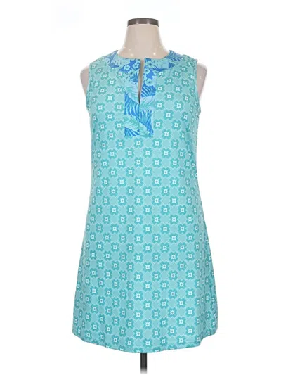 Pre-owned Cabana Life Casual Dress In Blue