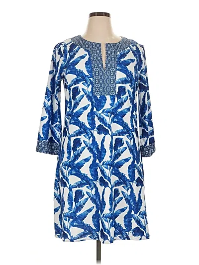 Pre-owned Cabana Life Casual Dress In Blue
