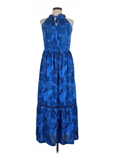 Pre-owned Cabana Life Casual Dress In Blue