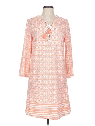 Pre-owned Cabana Life Casual Dress In Orange