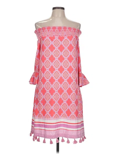 Pre-owned Cabana Life Casual Dress In Pink