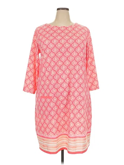 Pre-owned Cabana Life Casual Dress In Pink