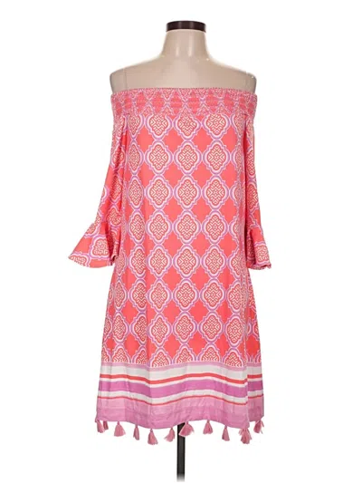 Pre-owned Cabana Life Casual Dress In Pink