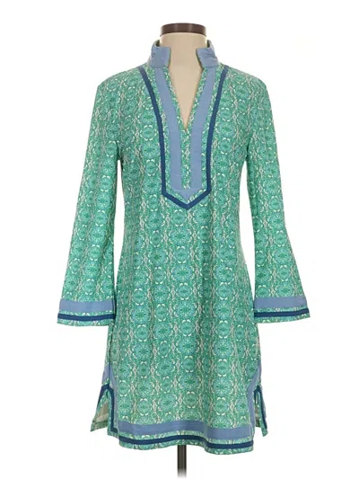 Pre-owned Cabana Life Casual Dress In Teal