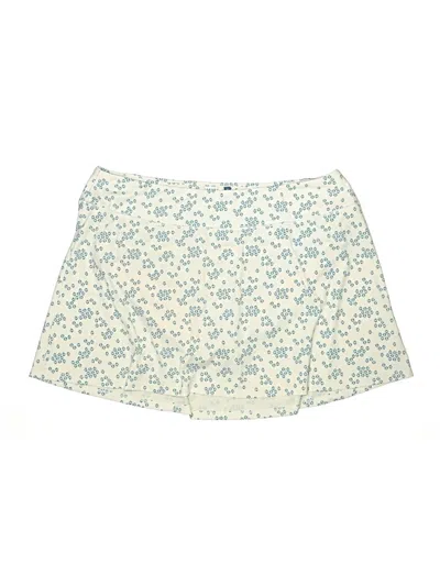 Pre-owned Cabana Life Casual Skirt In White