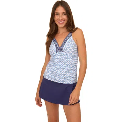 Cabana Life Classic Swim Skirt In Blue