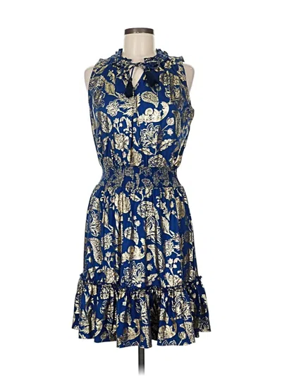 Pre-owned Cabana Life Cocktail Dress In Blue