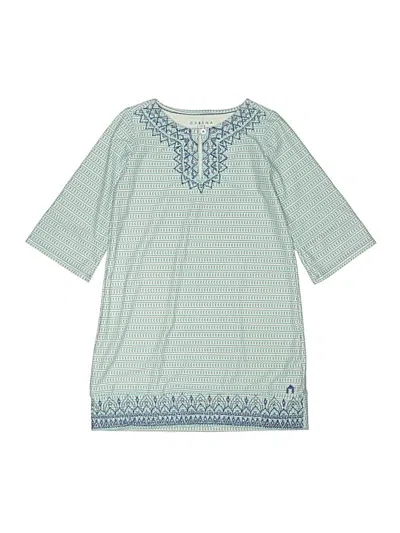 Pre-owned Cabana Life Kids' Dress In Green