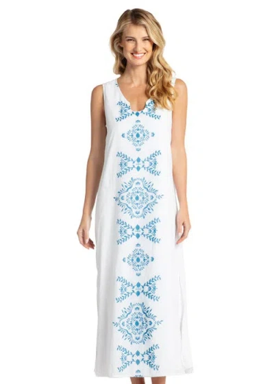 Cabana Life Essential Maxi Dress With Side Slit In White
