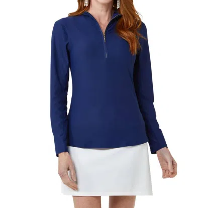 Cabana Life Essentials Performance Wicking Top In Navy In Blue