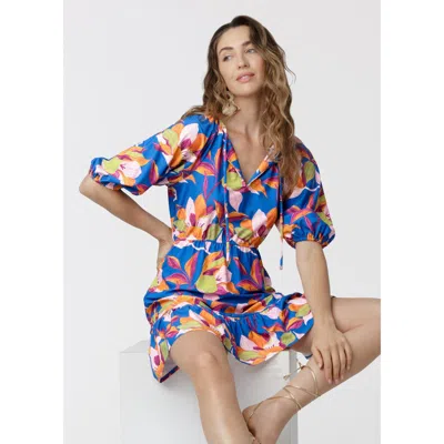 Cabana Life Flowy Tiered Dress In Multi