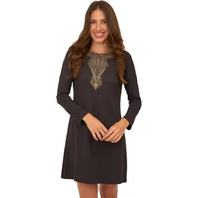 Cabana Life Keyhole Dress In Black