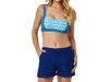 Cabana Life Microfiber Swim Shorts In Navy In Blue