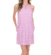 Cabana Life Provence Sleeveless Shift Dress In Pink And Coral In Pink