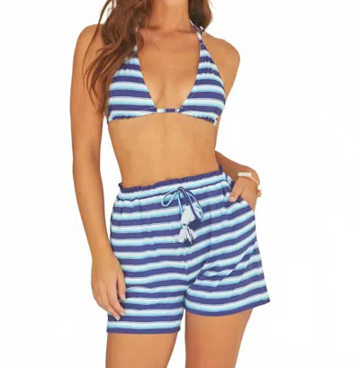 CABANA LIFE REVERSIBLE TRIANGLE BIKINI TOP IN DELRAY