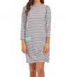 Cabana Life Shift Dress In Navy Stripe In Multi