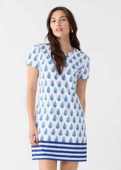 Cabana Life Short Sleeve Shift Dress In Multi