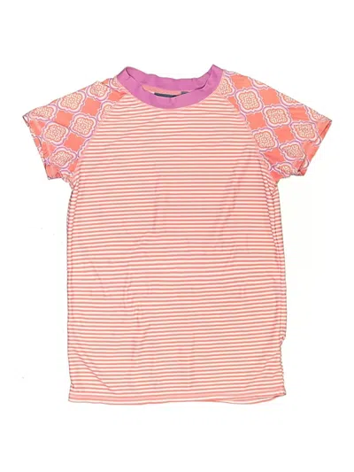 Pre-owned Cabana Life Kids' Short Sleeve T-shirt In Pink