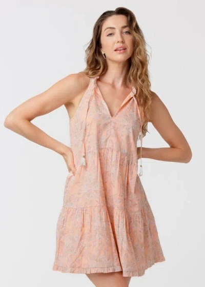 Cabana Life Sleeveless Tiered Dress In Neutral