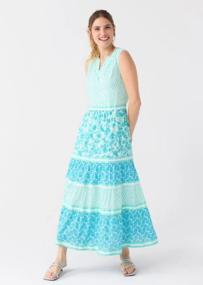Cabana Life Sleeveless Tiered Maxi Dress In Rosemary Beach