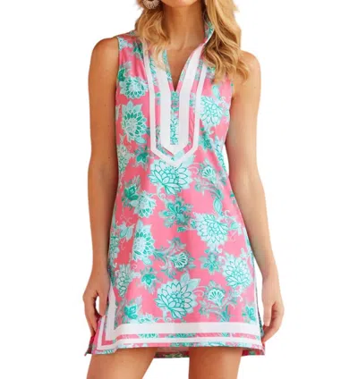 Cabana Life Sleeveless Tunic Dress In Cote D'azur In Multi