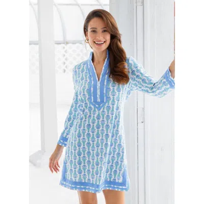 Cabana Life Tunic Dress In Blue