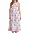 Cabana Life Woven Sleeveless Smocked Maxi Dress In Amelia Island In Multi