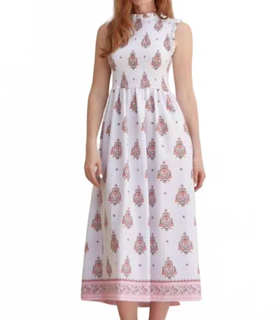 Cabana Life Woven Sleeveless Smocked Maxi Dress In Amelia Island In Multi