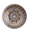 Cabana Magazine Ceramic Horezu Plate In Blue
