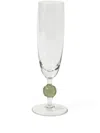 Cabana Magazine Demetra Glass Flute In Neutrals